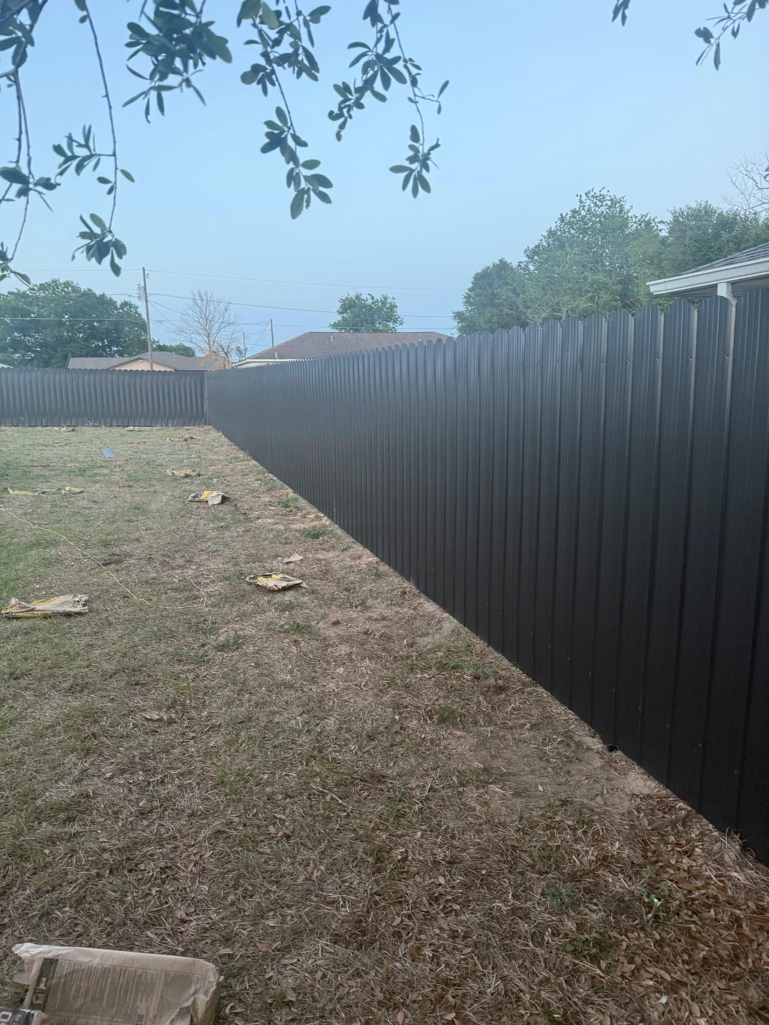 Aluminum fence styles
