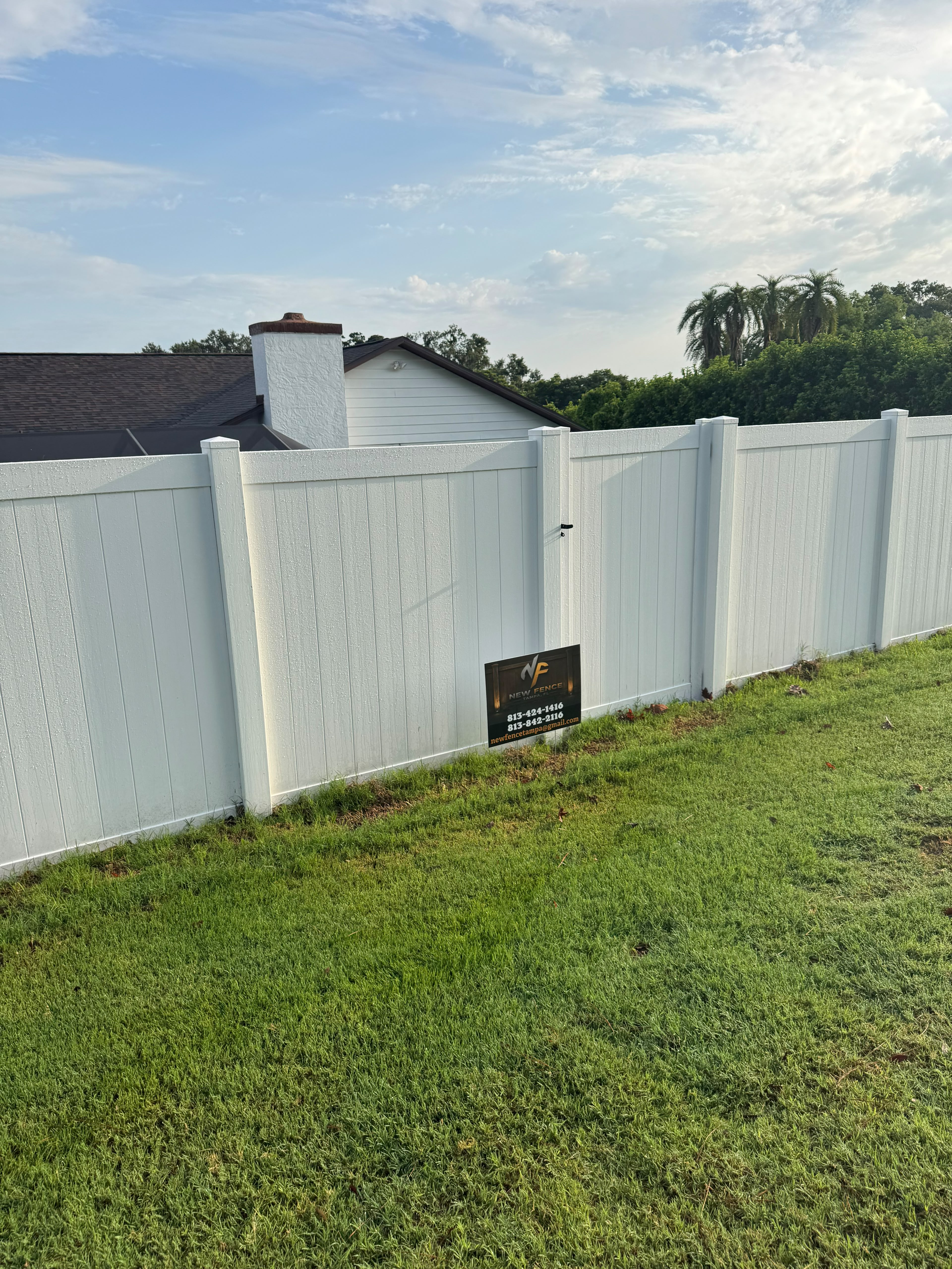 Beautiful completed fence project